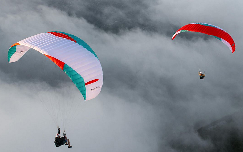 Fleecejacke Gleitschirm Paragliding mit Ihrem Namen 